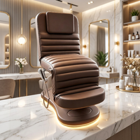 Table de massage électrique intelligente pour cils, lit de spa, lit de clinique, chaise réglable pour salon, lit de massage de luxe rembourré