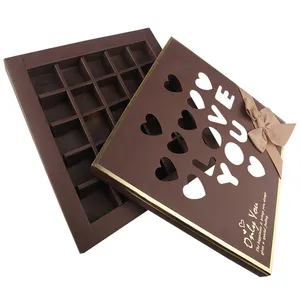 Supplier Print Color Valentine's Day Party Sweet Chocolate Packaging Cardboard Gift box