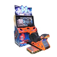 Machine de jeu d'arcade de course de moto et de voiture Banana Land, à monnayeur, avec détection de mouvement, pour 1-2 joueurs, garantie 1 an, en métal