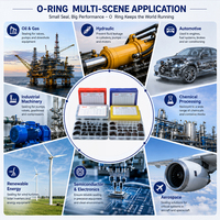 Langlebiges Gummi-Dichtungsset O-Ring-Set NBR FKM O-Ring-Kits für Industrieanlagen