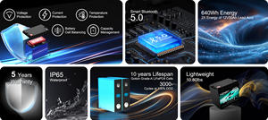 リチウムイオン電池<span class=keywords><strong>12v</strong></span> 12.8V 50Ah 100Ah 200Ahソーラー充電式Lipo Lfp <span class=keywords><strong>Lifep04</strong></span> Lifepo4バッテリーパック - Product Image 3