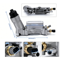 Boîtier de filtre à huile en aluminium de haute qualité, adaptateur de refroidisseur, 68105583AF/AC/AA/AB pour Dodge Chrysler Jeep Ram 3.6L V6, directement de l'usine