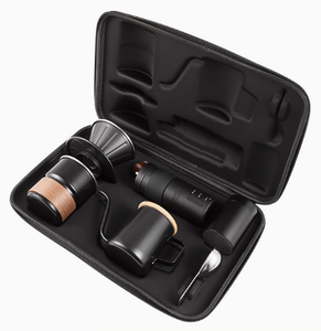 Premium <b>Portable</b> <b>Coffee</b> <b>Maker</b> Travel Set - Complete Manual Brewing System with Grinder, <b>Coffee</b> Pot & Gift Wrapping - Product Image 3
