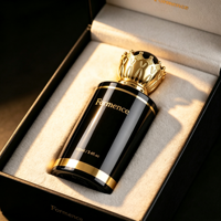Flacons de parfum en verre cylindriques au design unique, 30 ml, 50 ml, 100 ml, flacons de parfum vides avec boîte personnalisée