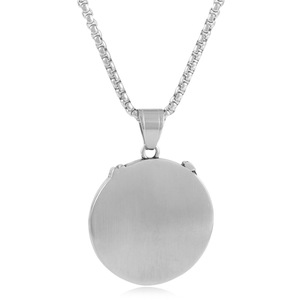 Collier pendentif Aigles des Philippines de l'Ordre Fraternel des Aigles, chaîne ronde en acier inoxydable doré 3,0*60 cm - Product Image 2