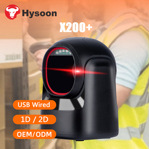 2025 New hysoon POS X200 + giá rẻ cho siêu thị cửa hàng bệnh viện bán lẻ kho cửa hàng Medic USB 1D 2D QR Máy tính để bàn máy quét mã vạch - Product Image 1