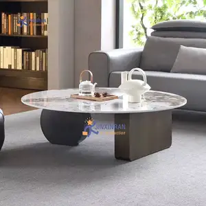 Set di tavolini da tè di alta qualità Design moderno tavolino da caffè in marmo italiano