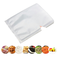 Sac d'emballage sous vide alimentaire à haute barrière thermique, sac de conservation sous vide plat transparent pour la conservation des aliments, vente en gros OEM ODM