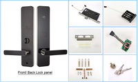 Système de serrure électronique RFID pour hôtel, longueur 330 mm, 304SUS