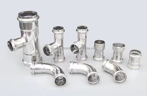 V-profile M-profilo pressa idraulica raccordo Npt/<span class=keywords><strong>bspt</strong></span> maschio <span class=keywords><strong>Tee</strong></span> 304/316L M pressa capezzolo