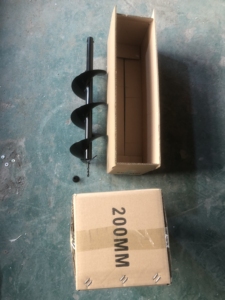 Gasoline Hole Digging Machine <b>Drill</b> <b>Bit</b> Professional 200mm Dill <b>Bit</b> - Product Image 6