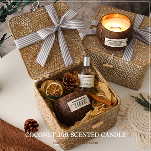 Smokeless Coconut Wax Scented Candle Luxury <b>Gift</b> <b>Box</b> Valentine Birthday Wedding Premium Souvenir Fragrance Set - Product Image 1