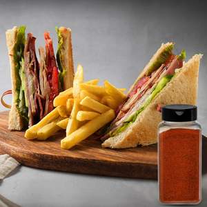 Envase de Plástico Transparente para Condimento de Sal Marina de Grado Alimenticio, Botella para Especias con Tapa Abatible Negra de Mariposa, 350 ml - Product Image 5