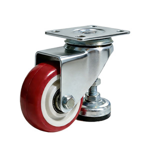 Poluoni Swivel Caster 100 Mm <b>Adjustable</b> Leveling Furniture Casters - Product Image 1