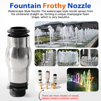 Acier inoxydable LED Coloré Flottant RVB RGBW DMX512 Changement de Couleur Buse Anneau Fixe Led Fontaine Lumière