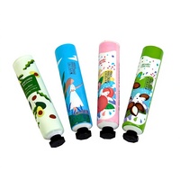 Tube d'emballage pour crème pour les mains en aluminium-plastique pour hôtel, 12 ml/9 ml, diamètre 12,7-35 mm, bouchon à vis, impression UV personnalisée