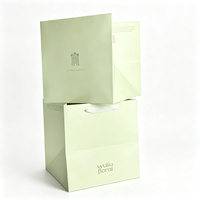 Sac fourre-tout en carton blanc imprimé sur mesure avec poignée, commande en petite quantité pour bijoux, cosmétiques, vêtements, emballage de magasin