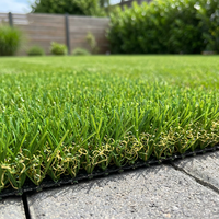 Gazon artificiel pour aménagement paysager, tapis de sol, terrain de jeux, gazon synthétique extérieur, fausse pelouse pour jardin