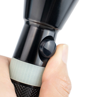 Lampe torche LED rechargeable Everstar avec lumière de poche, charge CC 2AA, impression de logo personnalisée, corps en alliage d'aluminium