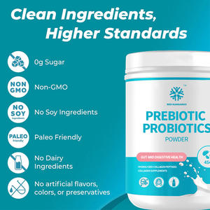 ओम महिलाएं और पुरुष पाचन, बालों, त्वचा और संयुक्त स्वास्थ्य हाइड्रोलाइज्ड कोलेजन पेप्टाइड्स + प्रीबायोटिक और प्रोबायोटिक्स पाउडर का समर्थन करते हैं - Product Image 4