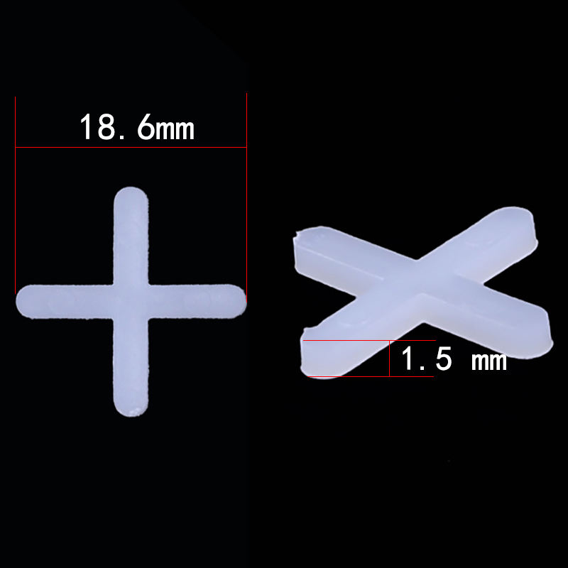 Tuile de 1.5mm nivelant la croix d'entretoises de système