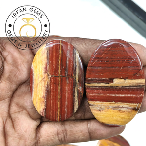 Cabochon en jaspe arc-en-ciel naturel, nouvelle pierre précieuse arc-en-ciel pour la fabrication de bijoux, vente en gros, cabochon en pierre précieuse arc-en-ciel bien poli - Product Image 2