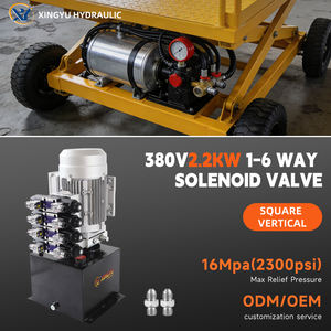 Unidad de Potencia Hidráulica para Plataformas Elevadoras de Remolques y Camiones, 2300 PSI, 380V, Bomba Hidráulica de Doble Acción, 2.2 kW, 8L, Control Remoto - Product Image 1