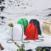 Sac à dos pliable VION écologique avec cordon de serrage, moyen, multicolore, pour le sport, la gym, les voyages, le rangement, en polyester, cadeau