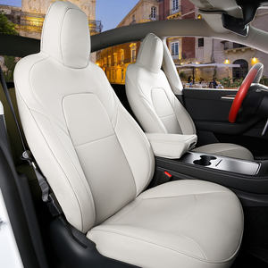 ชุดหุ้มเบาะรถยนต์หนัง Nappa คุณภาพดี ครบชุด สี่ฤดู ใช้ได้กับรถยนต์ทั่วไป เบาะรองนั่งรถยนต์คุณภาพสูงสำหรับ Tesla <span class=keywords><strong>Model</strong></span> Y - Product Image 2