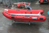 390 Sport Style Nervure Bateau Hypalon Semi-Rigide En Fiber De Verre PVC Gonflable Tender Yacht Pêche Lac Sauvetage Plongeur Puissance Moteur