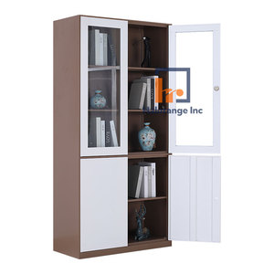 Prix d'usine, nouvelle conception, ventes chaudes, double armoire de classement de bureau moderne en acier, rangement modulaire durable pour atelier, école - Product Image 2