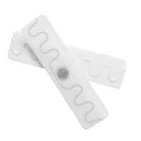 Etiqueta UHF RFID NFC Impermeable de 13.56MHz y 25mm para Ropa, Etiqueta de Seguimiento de Inventario de Prendas