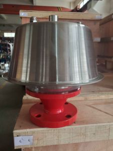 Nhiệt độ trung bình Thép không gỉ deflagration ngọn lửa arrester Hướng dẫn sử dụng cuối của dòng khí phương tiện truyền thông - Product Image 6