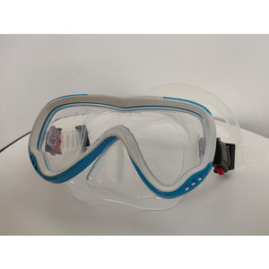 Lunettes de natation en silicone pour enfants Masque de plongée étanche anti-buée HD Lunettes de plongée pour enfants à grand cadre Strep pour masque de plongée - Product Image 3