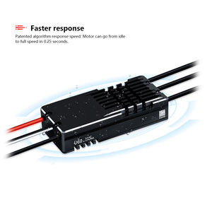 U60 60A Brushless ESC 5-14S 42.5g IPX4 Waterproof With BEC Short Circuit Protection For Agricultural <b>Drone</b> <b>Accessories</b> - Product Image 3