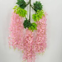 Vigne artificielle de fleur de glycine plante d'intérieur vigne décorative pour la décoration de mariages
