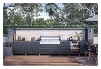 Bbq en acier inoxydable 2022, 1 pièce, moderne, grill d'extérieur, meubles de cuisine, ensemble avec bar