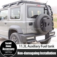 Nouvelle conception Réservoir de carburant auxiliaire externe de 11,3 L Réservoir de carburant longue portée Bidon de carburant externe pour accessoires Suzuki Jimny JB64 JB74