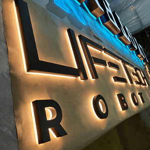 Enseigne Lumineuse LED Extérieure Personnalisée, Lettres Boîtiers 3D, Logo Métallique Publicitaire LED, Enseigne Commerciale 3D Rétroéclairée - Product Image 3
