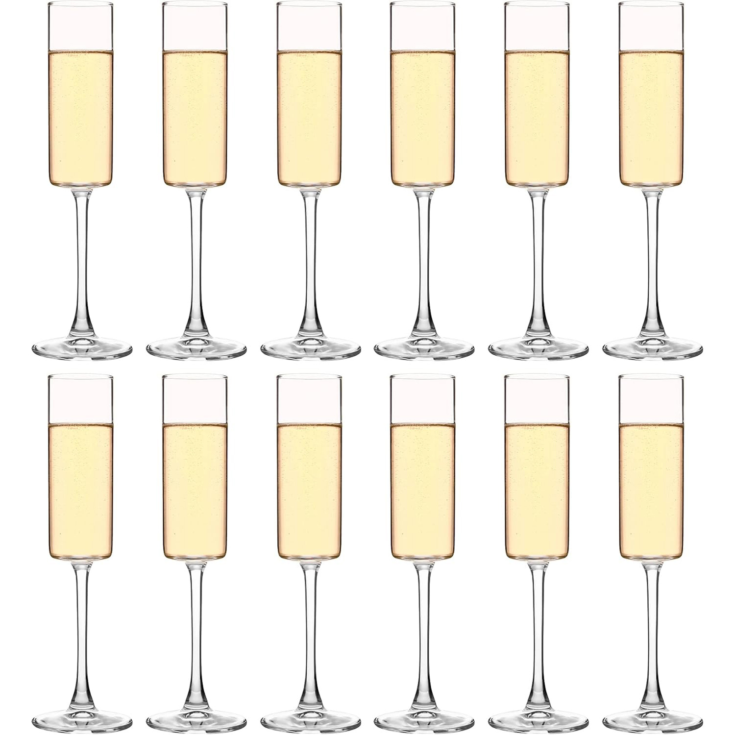 Verre à champagne haut transparent de 157 ml (5,5 oz)