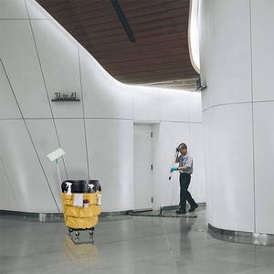 Soporte de almacenamiento de herramientas de limpieza, bolsa de cubo de basura para limpieza doméstica, Cuadrado y redondo, grande - Product Image 5