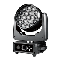 Projecteur LED professionnel 19*15W à zoom avec contrôle DMX pour KTV/Clubs/Événements/DJ Audio