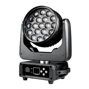 Luz de haz móvil LED de alta resistencia de 19*15 vatios con zoom y control DMX para KTV/clubes/eventos/audio DJ - Product Image 2