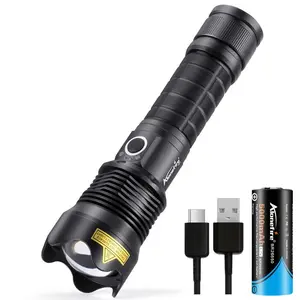 Alonefire H59 Xhp50 20W Most Powerful Flashlight Usb Zoom Led Torch Light Rechargeable Tactical 26650 Usb Outdoor Camping Lamp