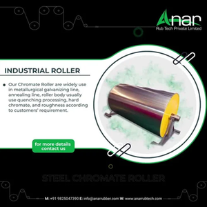 Rouleau en caoutchouc textile de qualité supérieure sur mesure OEM rouleau en caoutchouc de taille personnalisée à vendre - Product Image 2