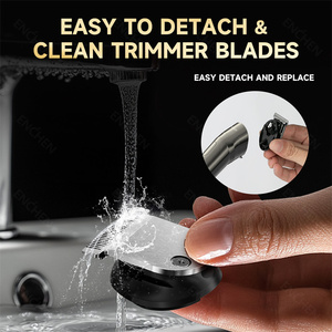 Ultima Versione di Rasoio Elettrico Circolare Impermeabile per Corpo e <span class=keywords><strong>Barba</strong></span>, Ricaricabile, per Uso Domestico e Alberghiero, in Inglese - Product Image 6