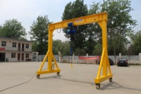 Pont roulant mobile portable de 1,5 à 10 tonnes, hauteur de levage maximale de 4,5 m, composants principaux du moteur et de la boîte de vitesses PLC, capacité de charge nominale de 3 tonnes