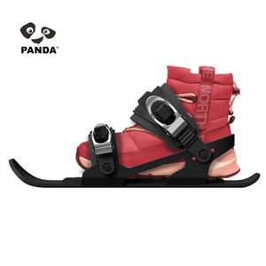 Mini Patines de Esquí Portátiles, Botas de Esquí Cortas, Snowblades, Skiboard Corto - Product Image 5
