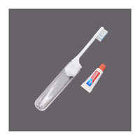 Fabricant Brosse à dents pliante de voyage avec dentifrice Hotel