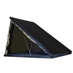 2023 più sottile triangolo in alluminio Shell campeggio 2 persone Hardtop tenda tetto guscio rigido copertura auto tetto tende leggere